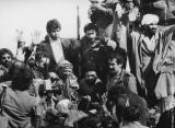 یاسر عرفات و حجت الاسلام و المسلمین سید احمد خمینی در سفر عرفات به ایران | 1358