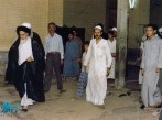 حضرت امام در حرم حضرت امیر (ع) | عراق، نجف اشرف | سالهای میانی دهه 50 شمسی